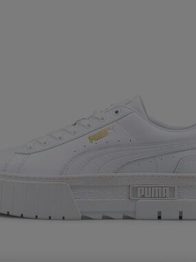 Puma White Platform Sneakers